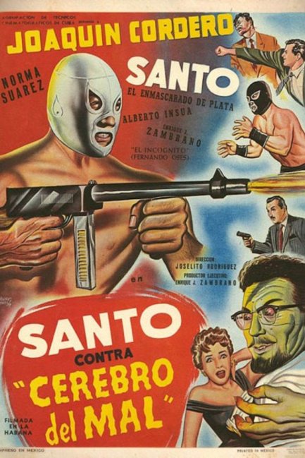 Poster of the movie Santo contra cerebro del mal [1961]