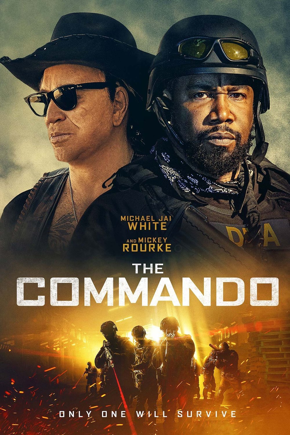 L'affiche du film The Commando