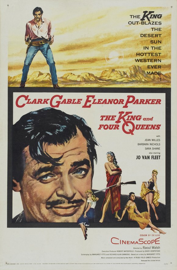 L'affiche du film The King and Four Queens