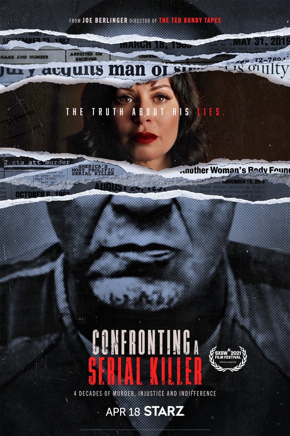 L'affiche du film Confronting a Serial Killer [2021]