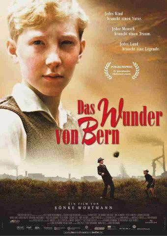L'affiche originale du film The Miracle of Bern en allemand
