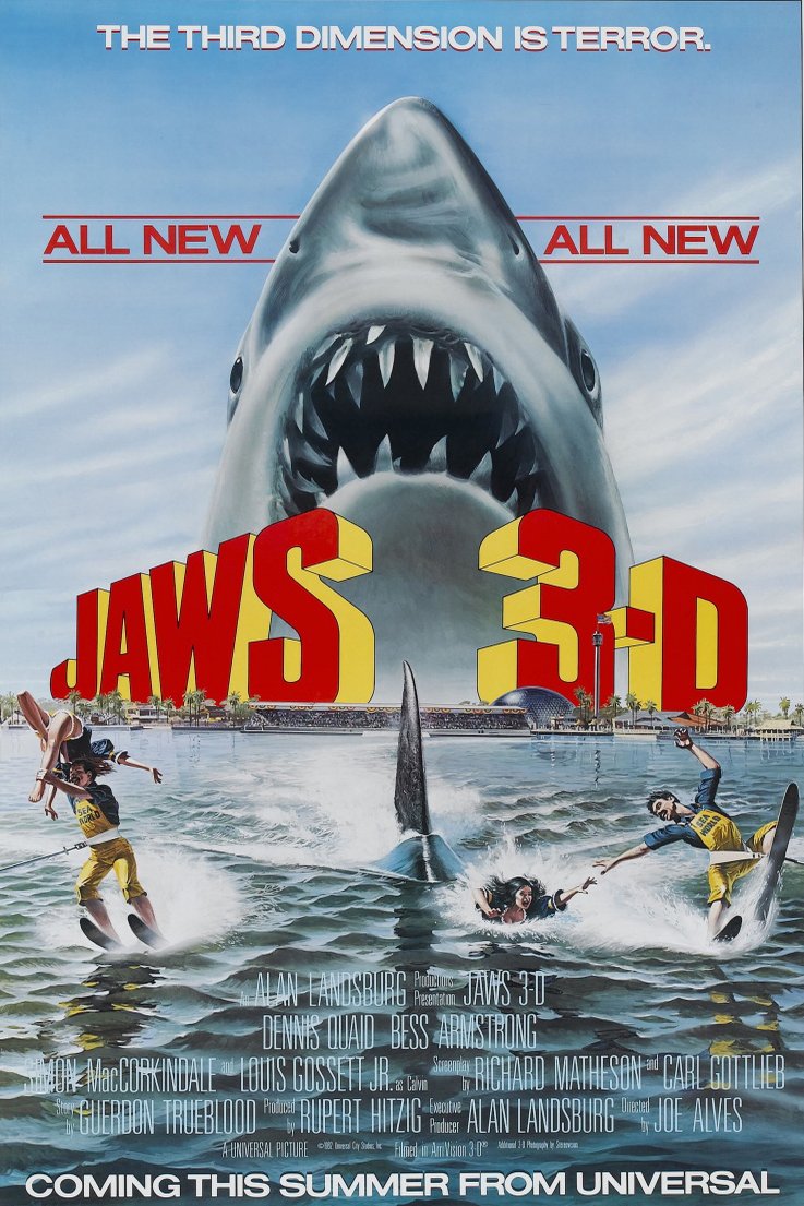 L'affiche du film Jaws 3