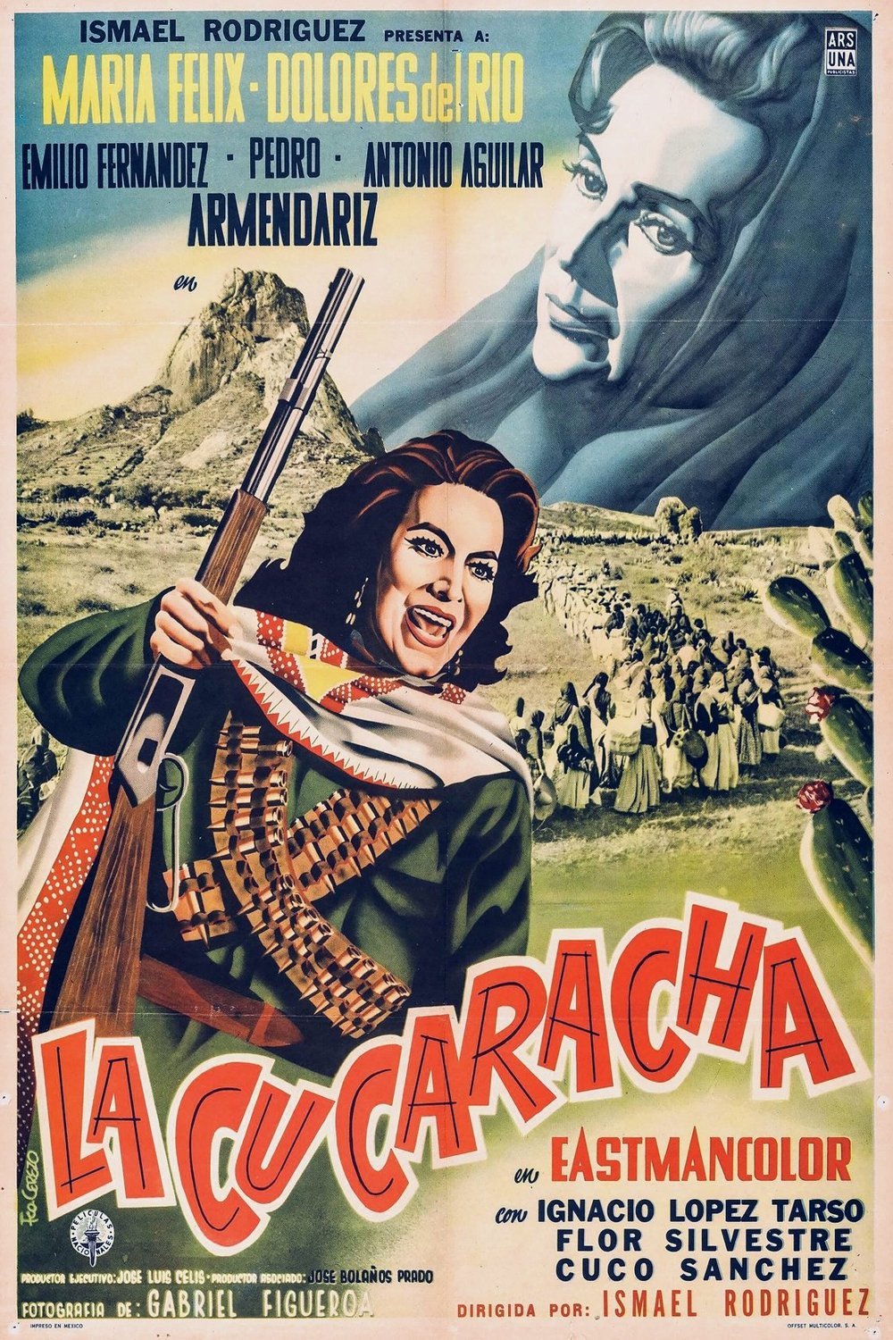 L'affiche du film La cucaracha [1959]