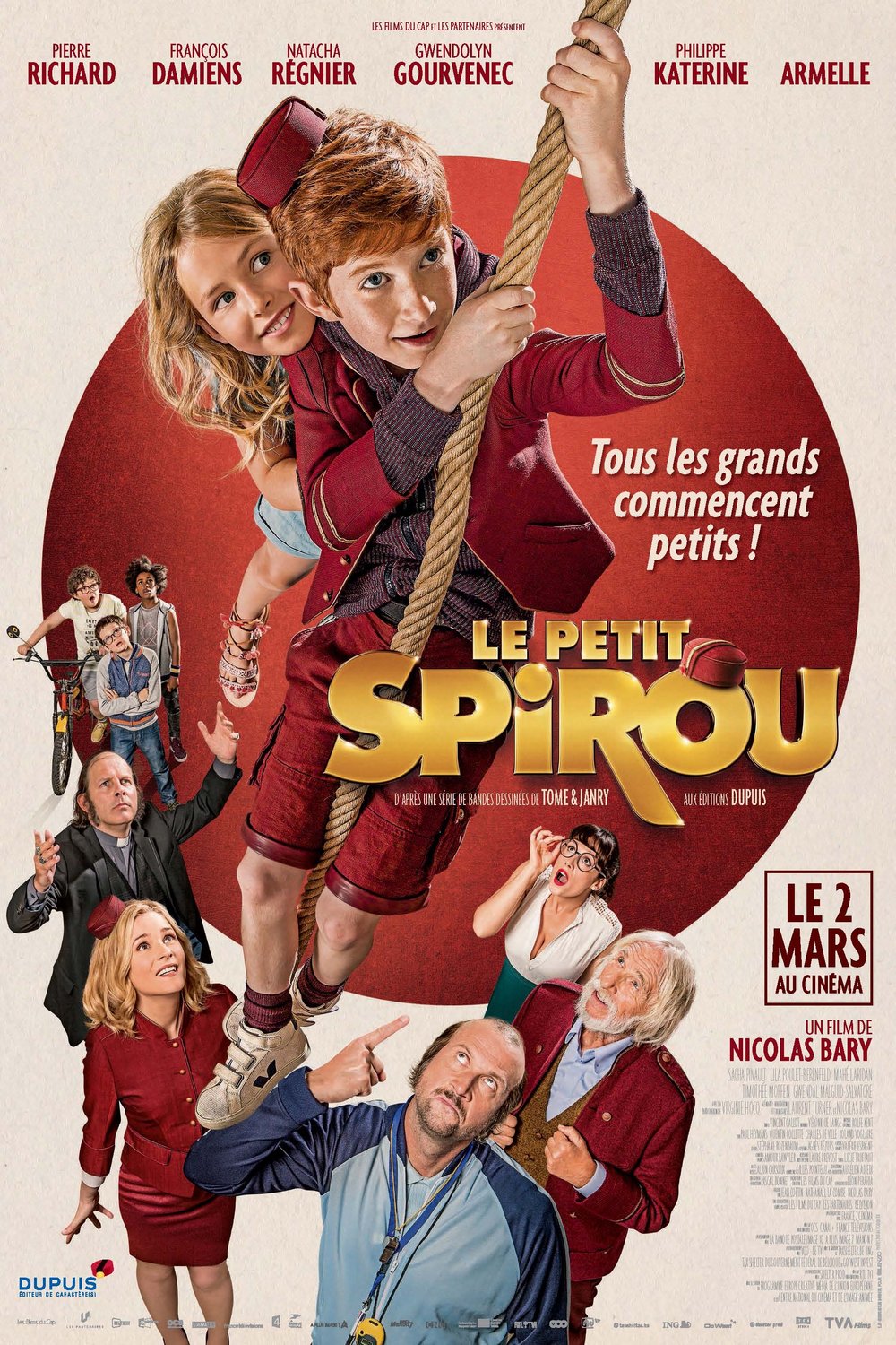 L'affiche du film Le Petit Spirou