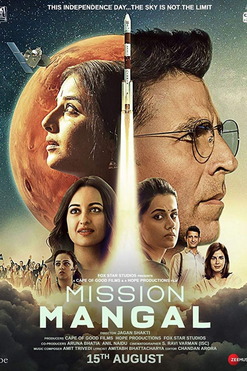 L'affiche originale du film Mission Mangal en Hindi