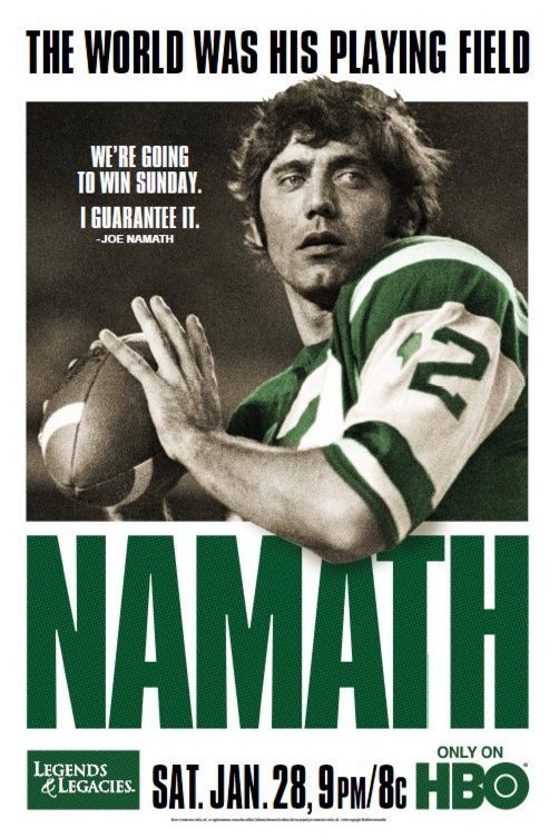 L'affiche du film Namath