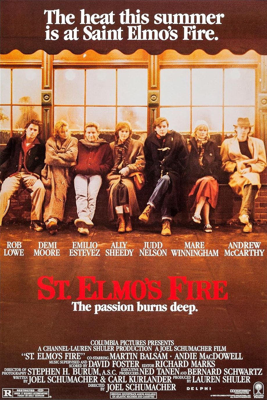 L'affiche du film St. Elmo's Fire [1985]