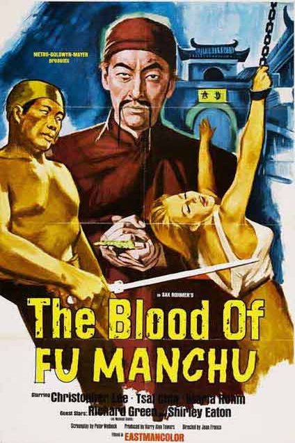 L'affiche du film The Blood of Fu Manchu