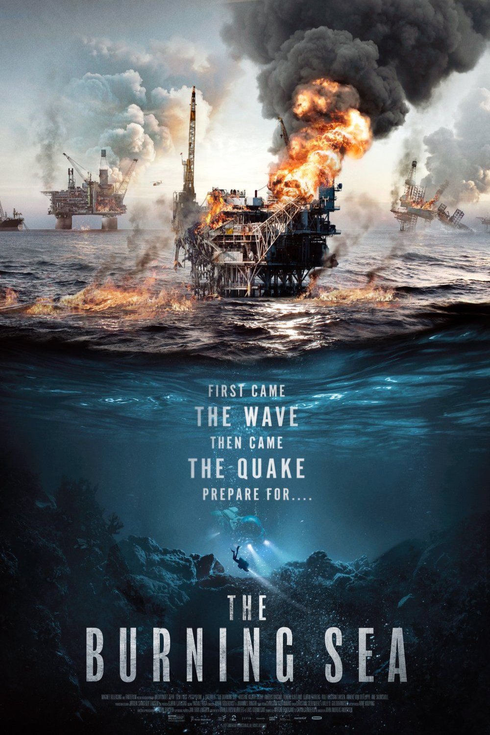 L'affiche du film The Burning Sea