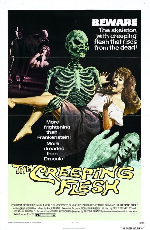 L'affiche du film The Creeping Flesh