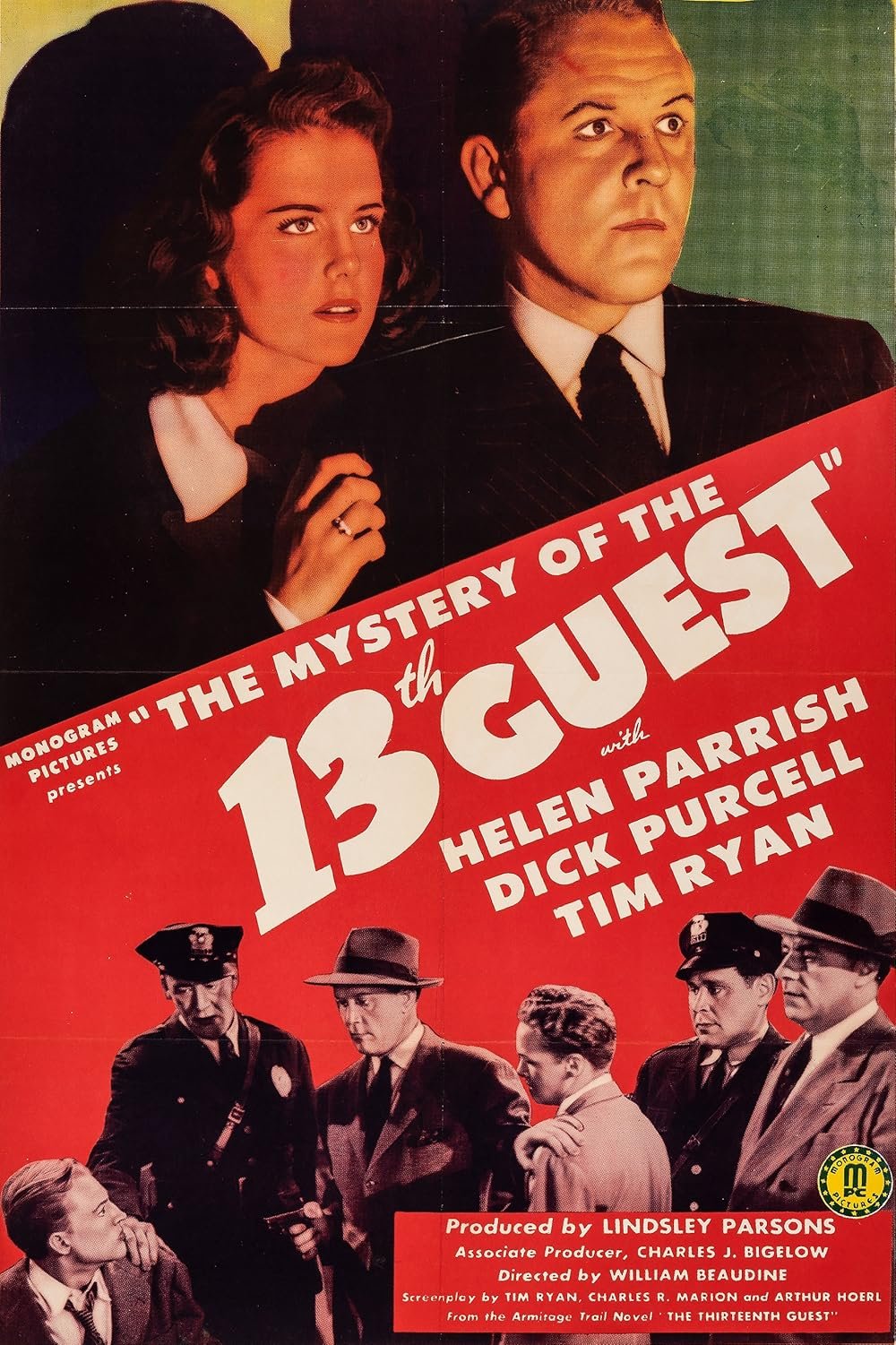 L'affiche du film The Mystery of the 13th Guest [1943]