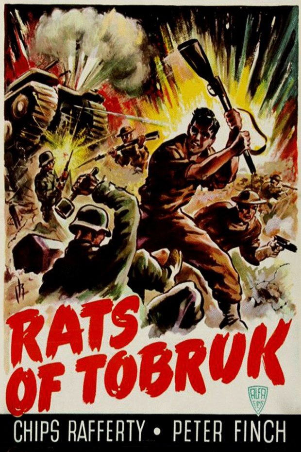 L'affiche du film The Rats of Tobruk