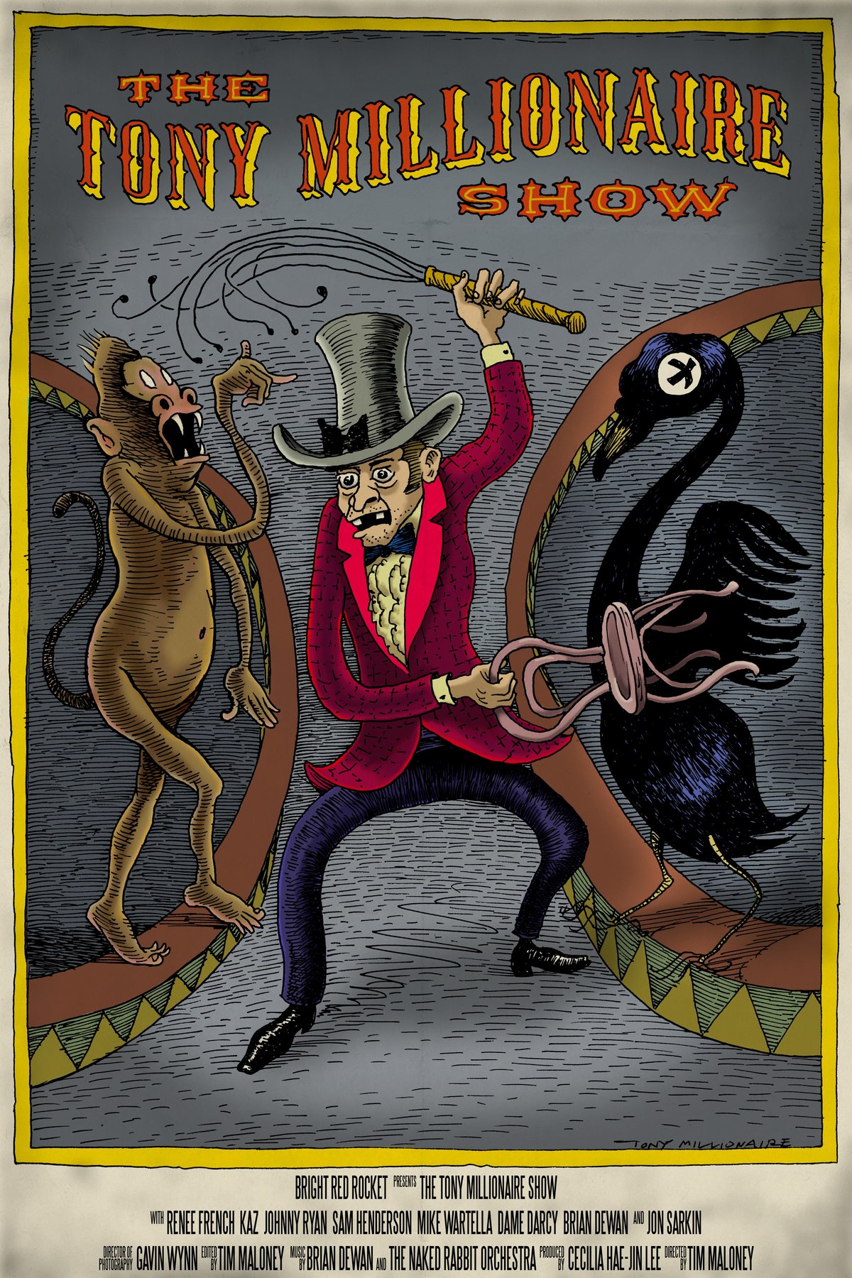 L'affiche du film The Tony Millionaire Show [2024]