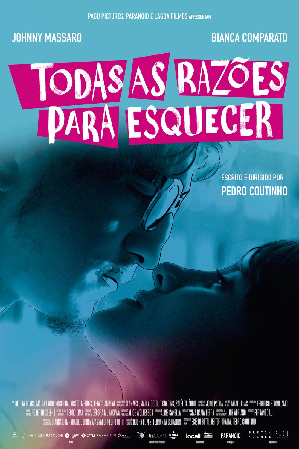 L'affiche originale du film All the Reasons to Forget en portugais