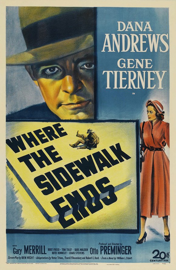 L'affiche du film Where the Sidewalk Ends