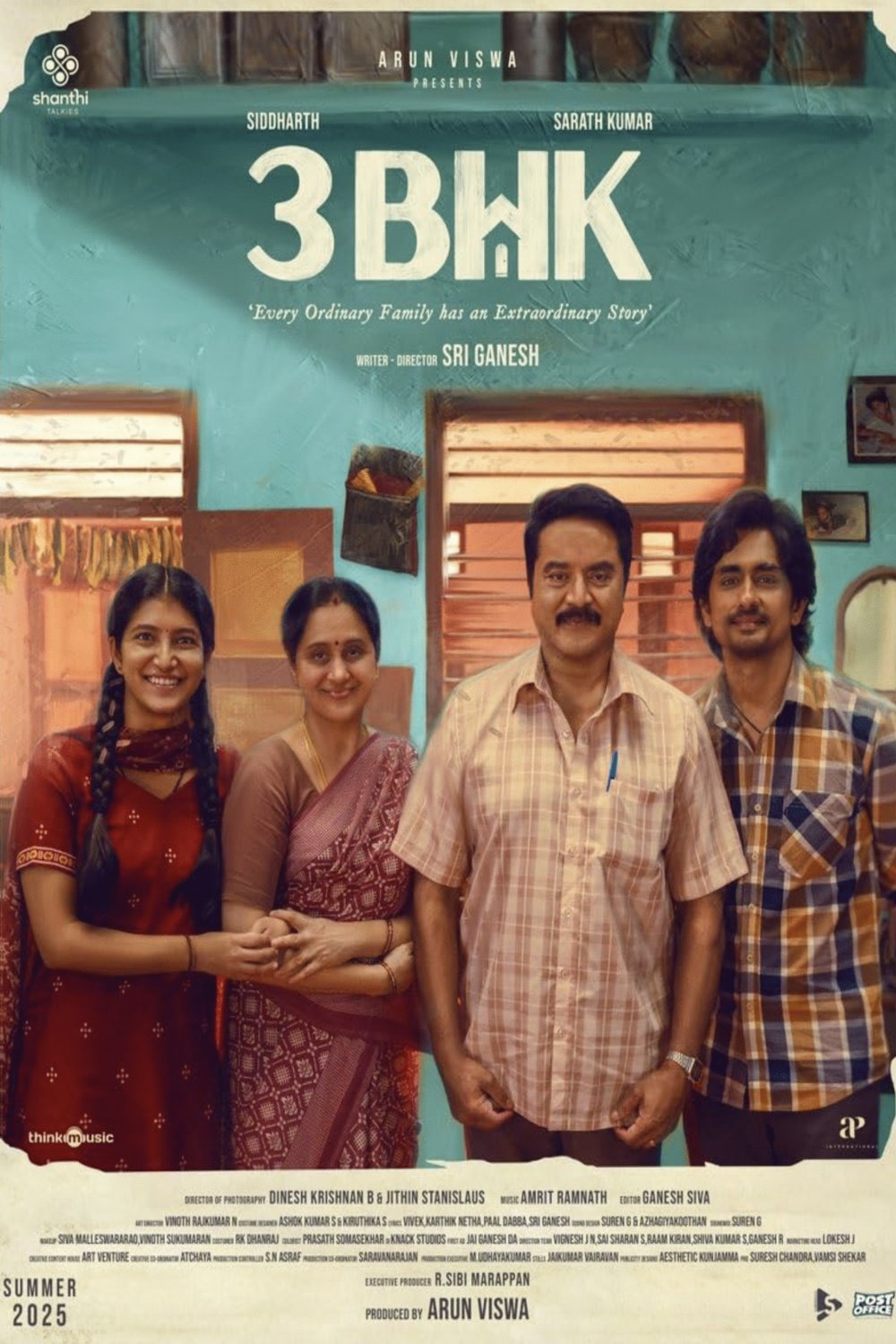 L'affiche du film 3BHK [2025]