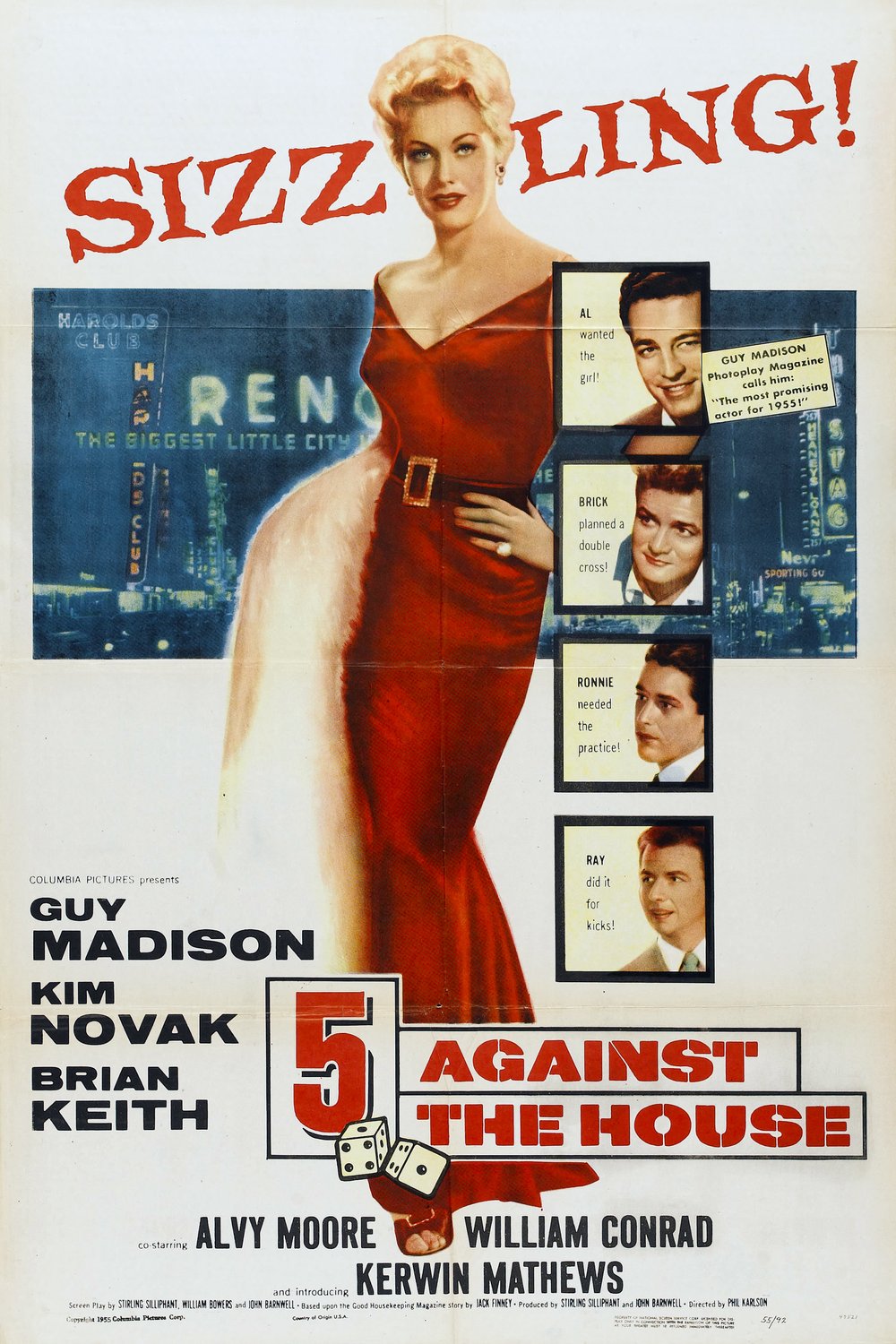 L'affiche du film 5 Against the House