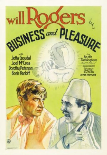 L'affiche du film Business and Pleasure