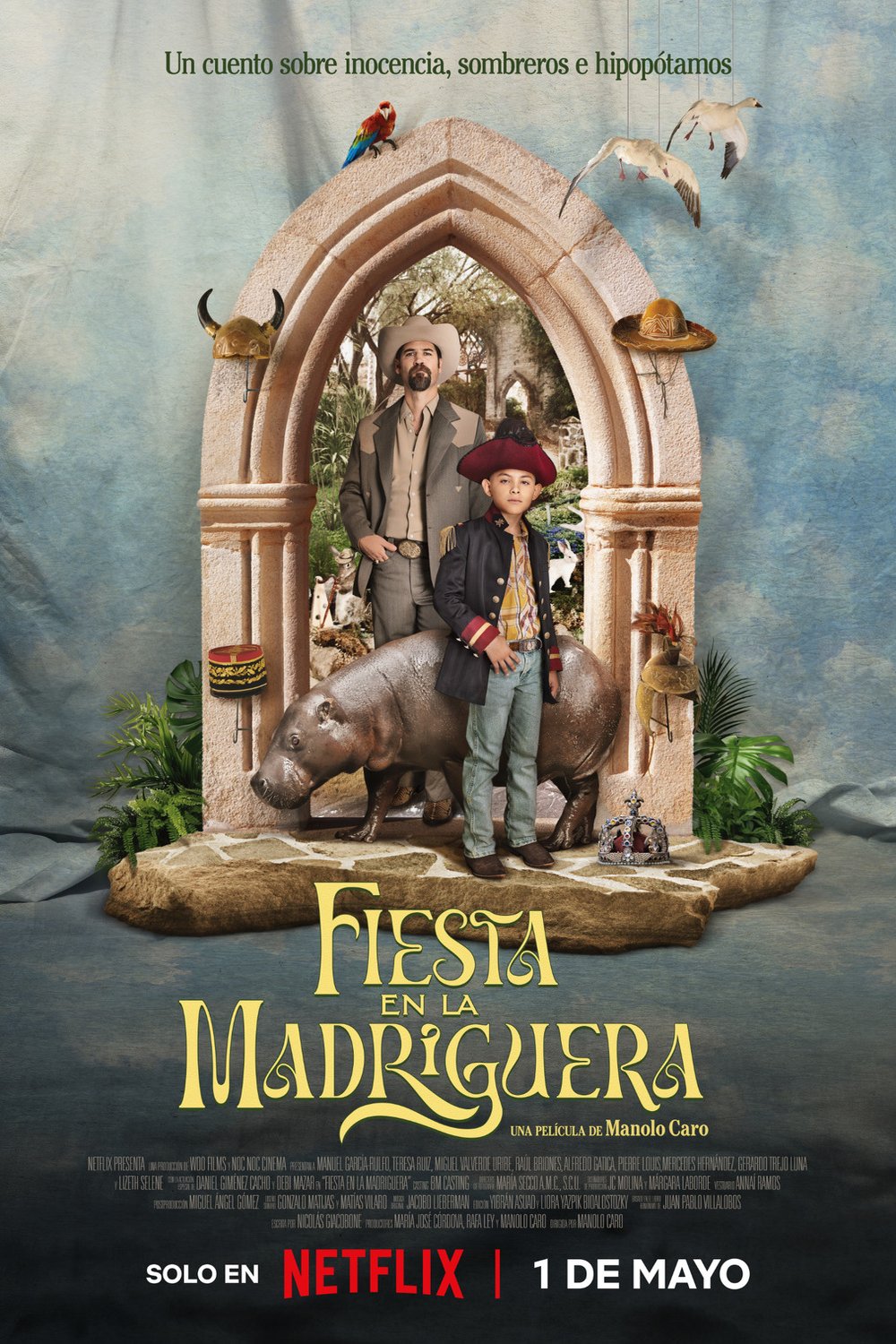 L'affiche originale du film Fiesta en la madriguera en espagnol