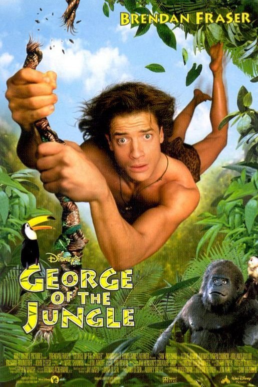 L'affiche originale du film George of the Jungle en anglais