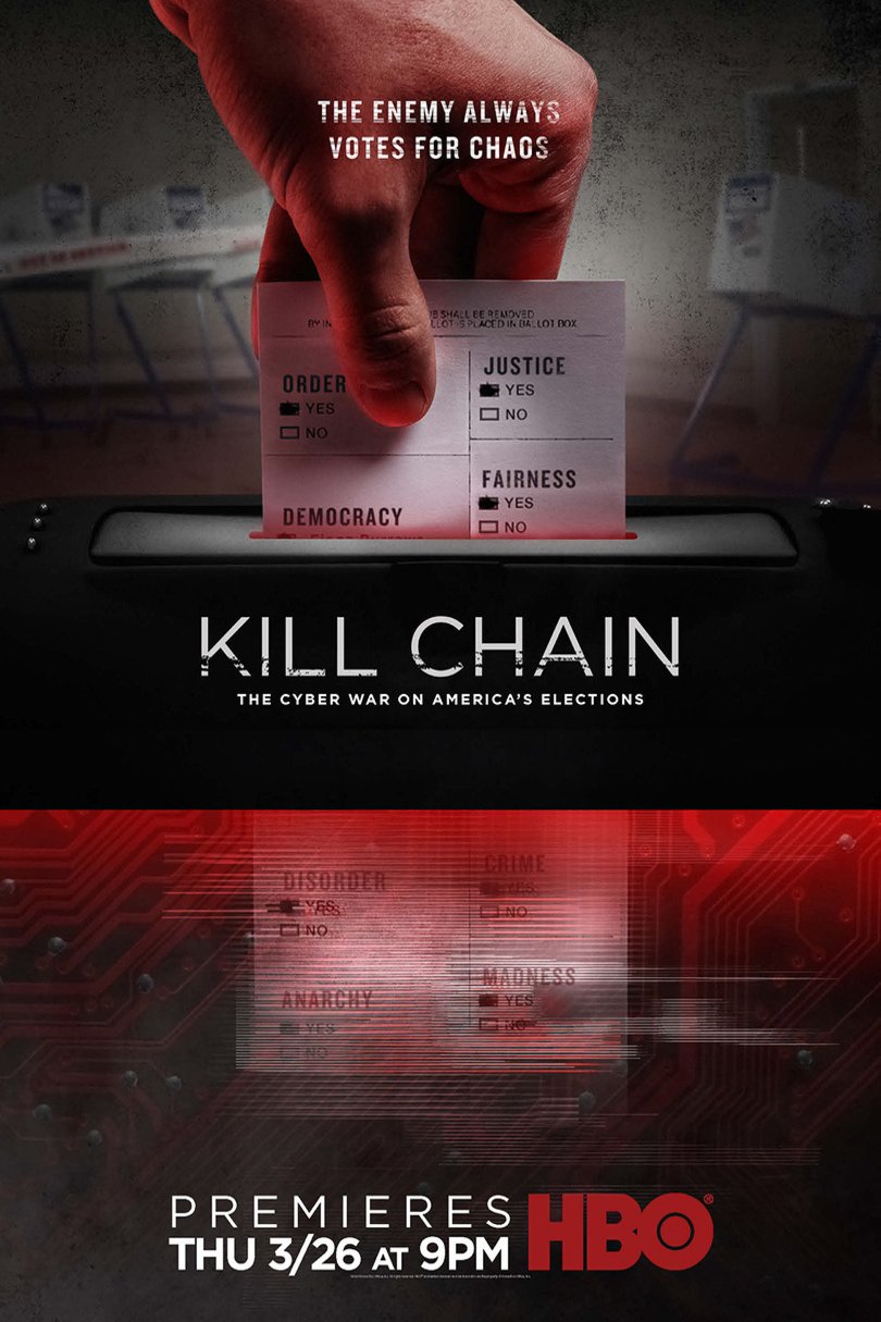 L'affiche du film Kill Chain: The Cyber War on America's Elections