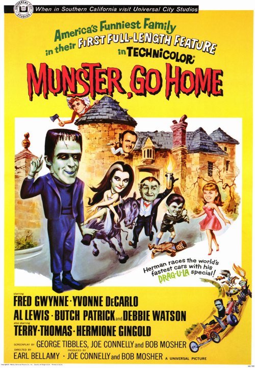 L'affiche du film Munster, Go Home!