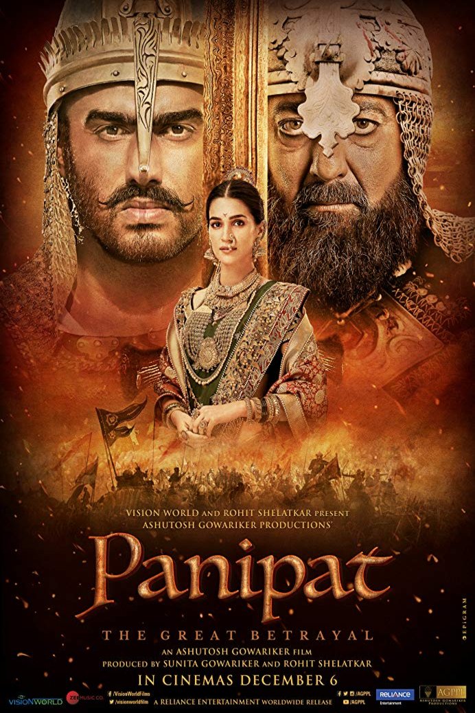 L'affiche originale du film Panipat en Hindi