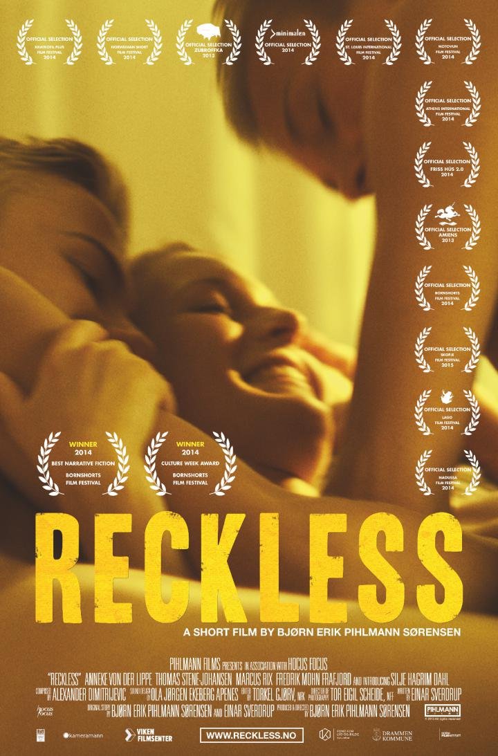 Norwegian poster of the movie Reckless