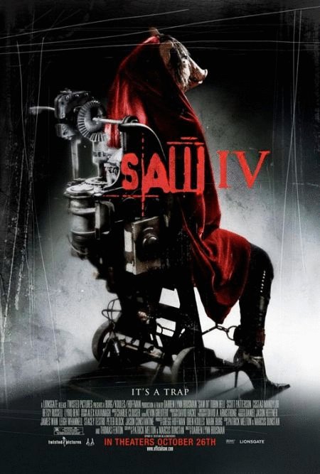 L'affiche du film Saw IV