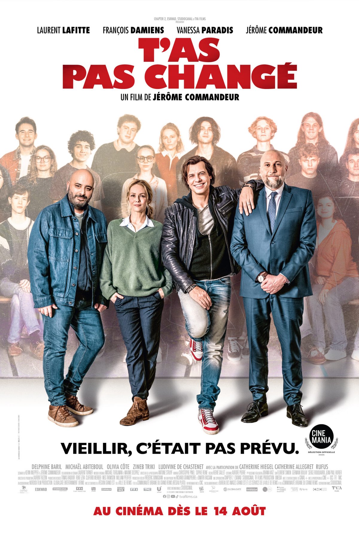 L'affiche du film T'as pas changé [2025]