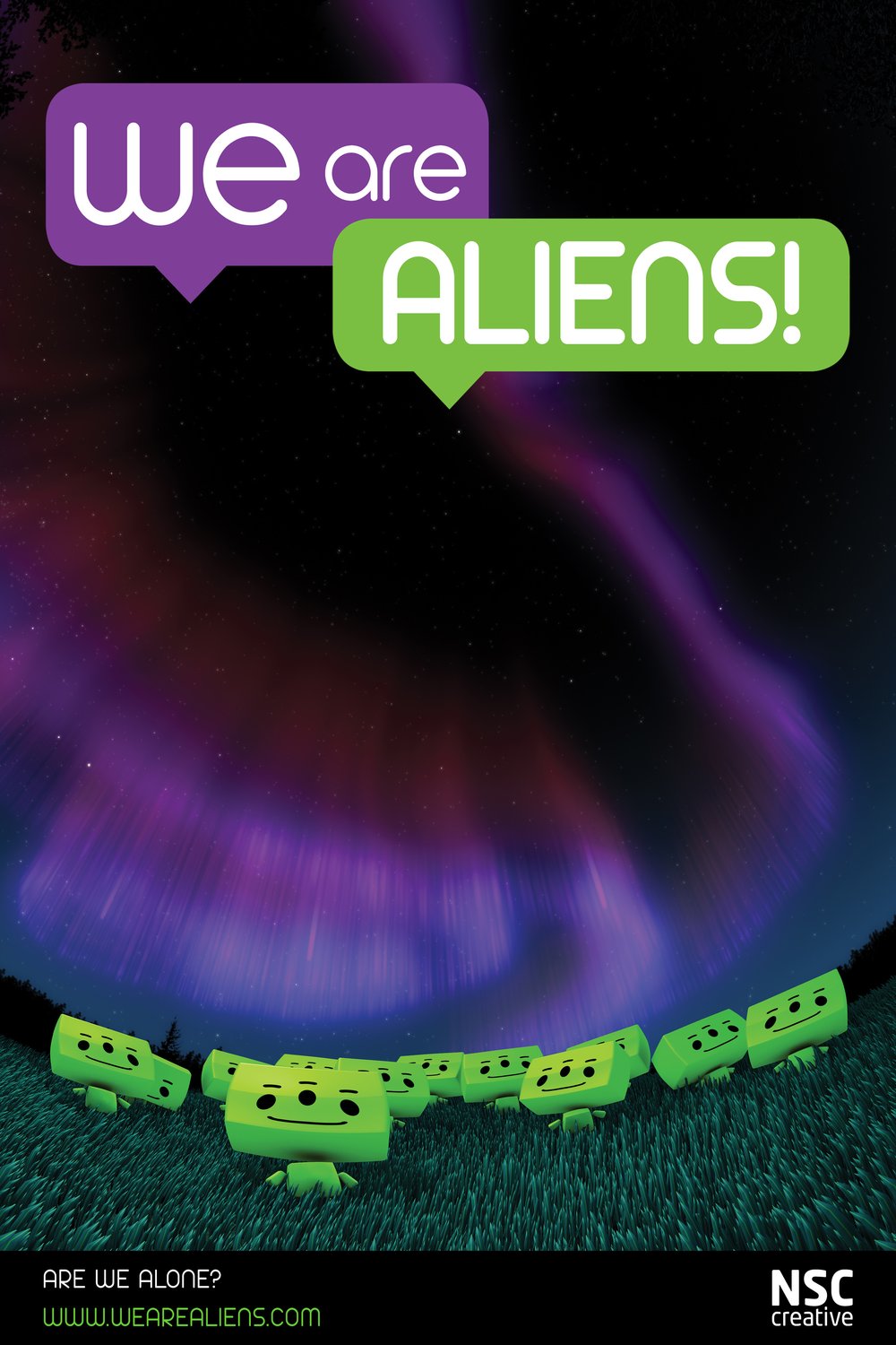 L'affiche du film We Are Aliens: Planetarium Dome Show