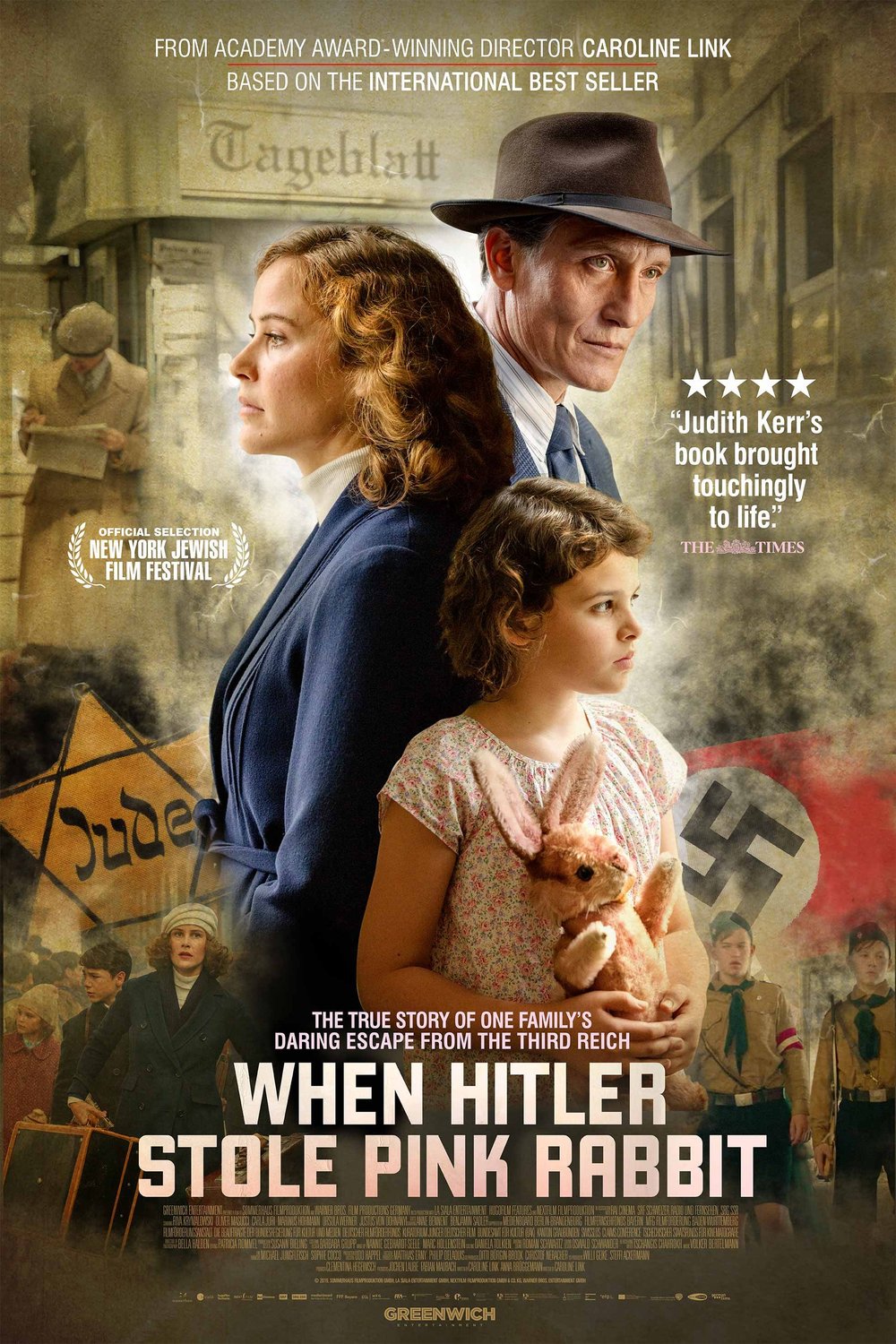 L'affiche du film When Hitler Stole Pink Rabbit