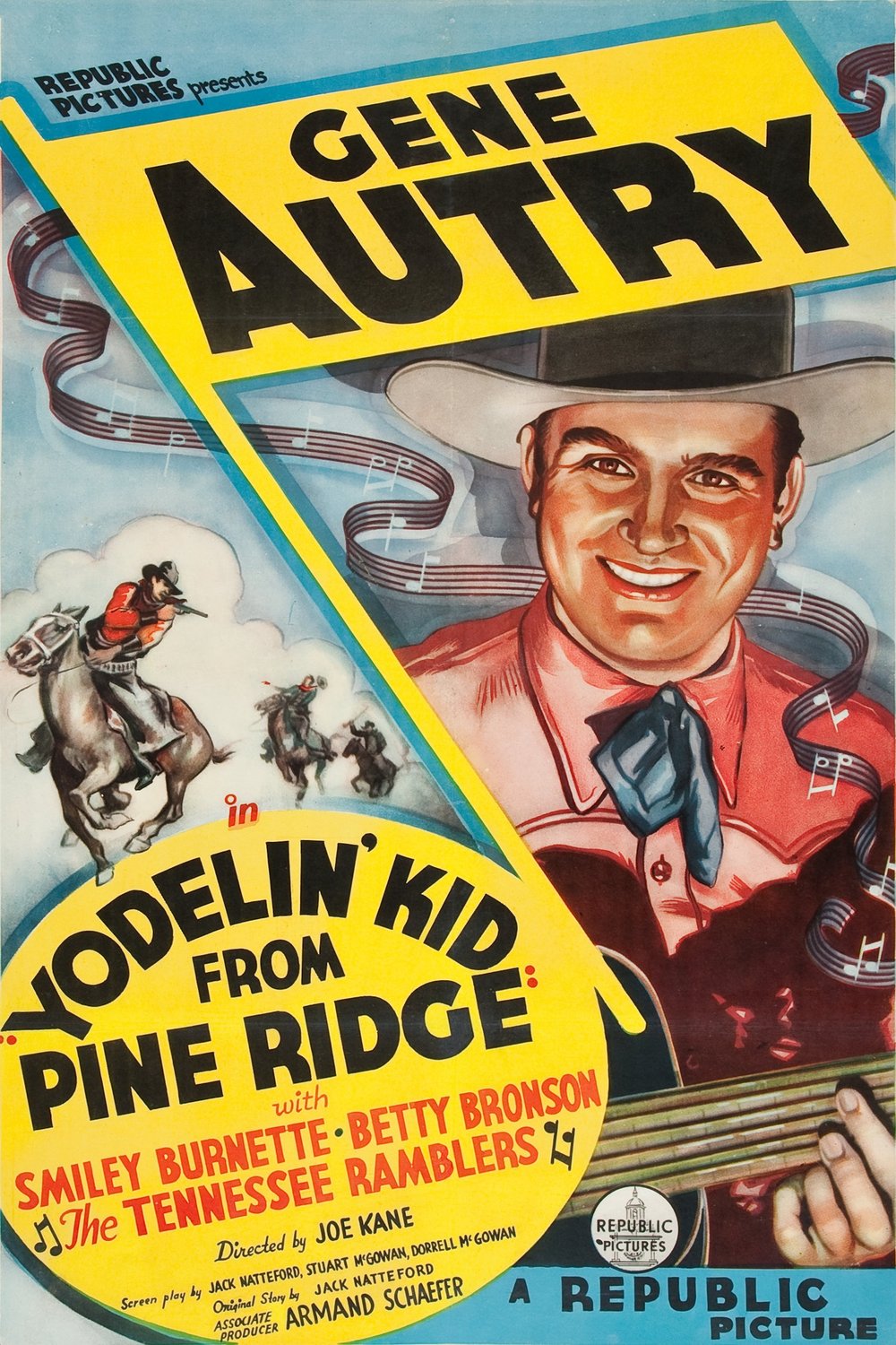L'affiche du film Yodelin' Kid from Pine Ridge