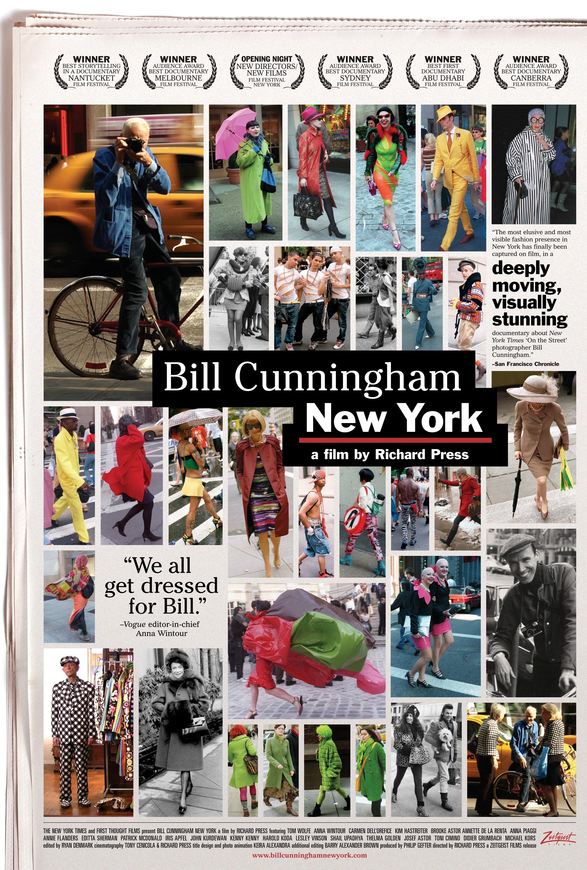 L'affiche du film Bill Cunningham New York