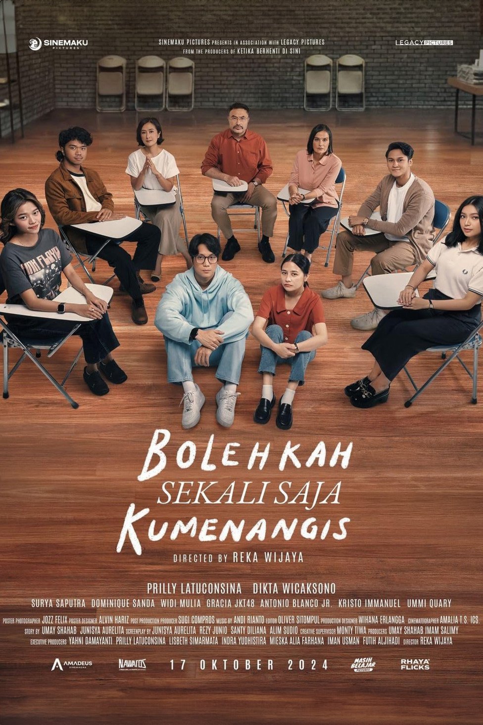 L'affiche du film Bolehkah Sekali Saja Kumenangis [2024]