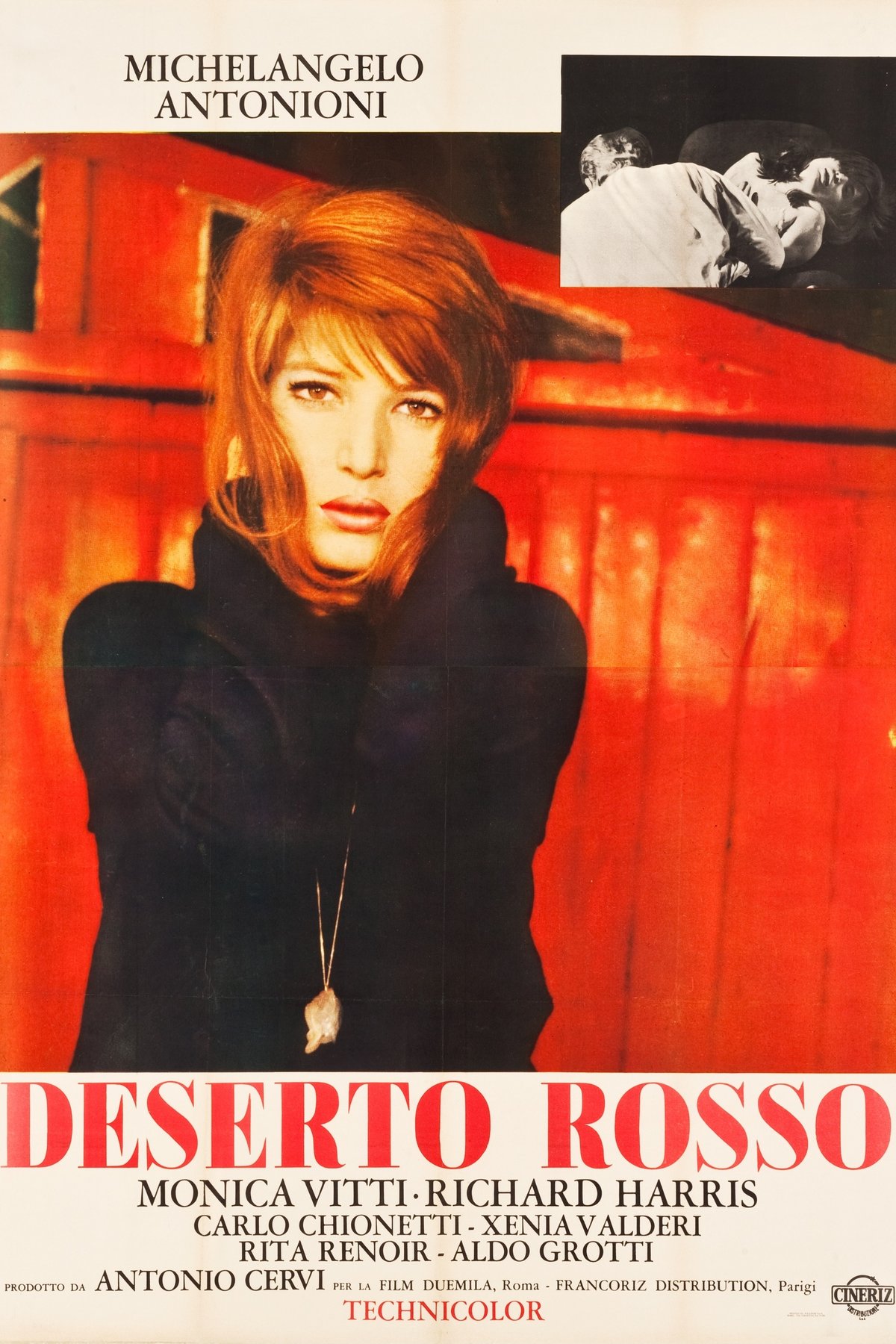 L'affiche du film Le désert rouge [1964]