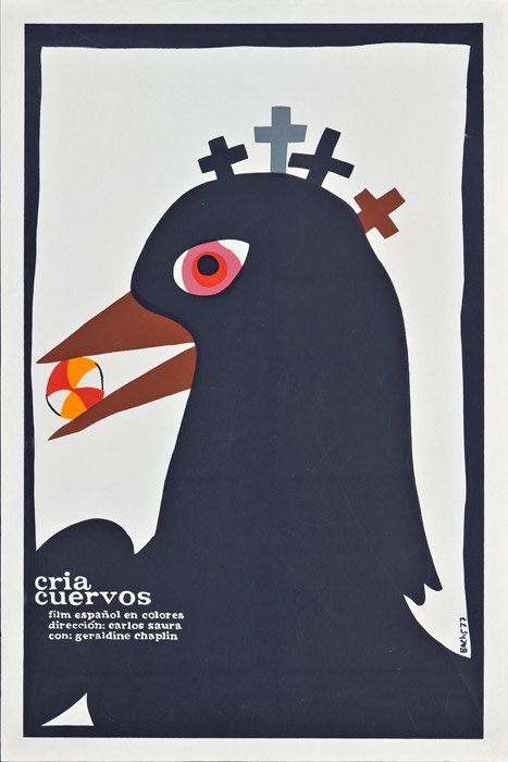 L'affiche originale du film Cria cuervos en espagnol