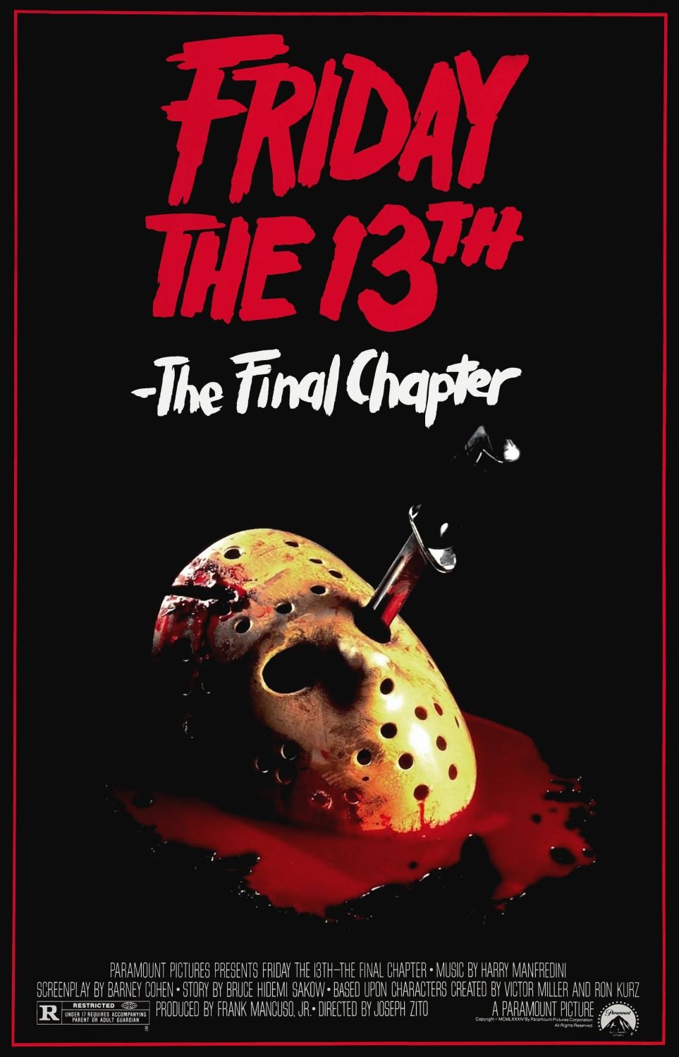 L'affiche du film Friday the 13th Part IV: The Final Chapter
