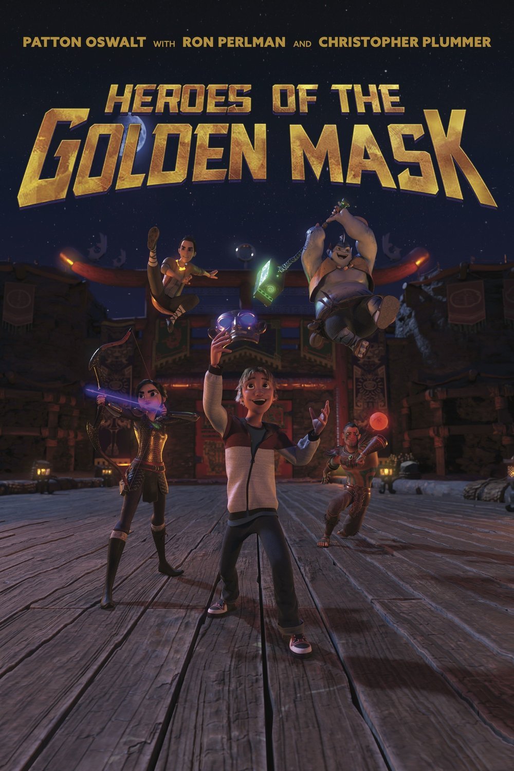 L'affiche du film Heroes of the Golden Masks