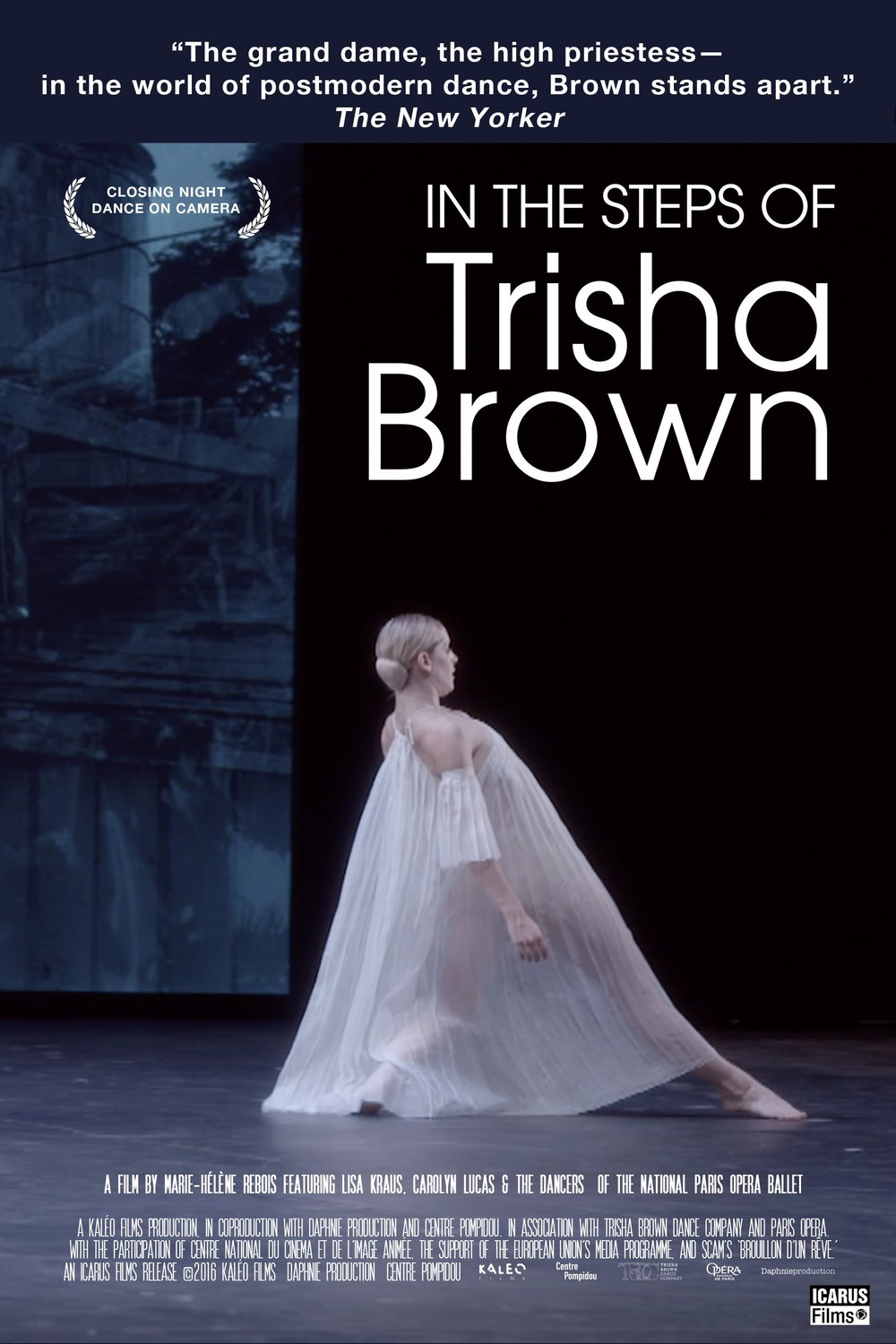 L'affiche du film Dans les pas de Trisha Brown