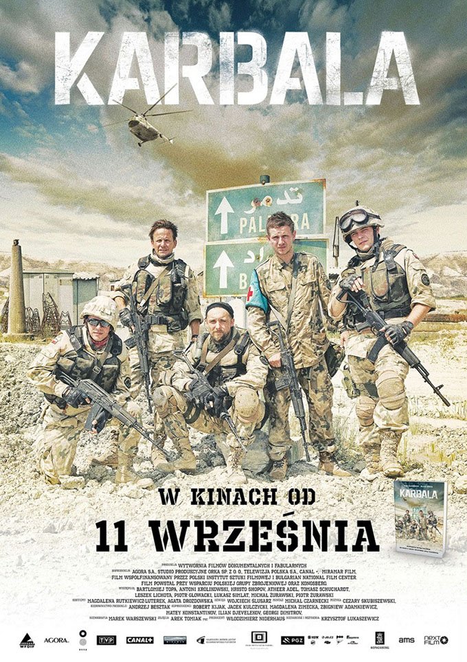 Polish poster of the movie Karbala