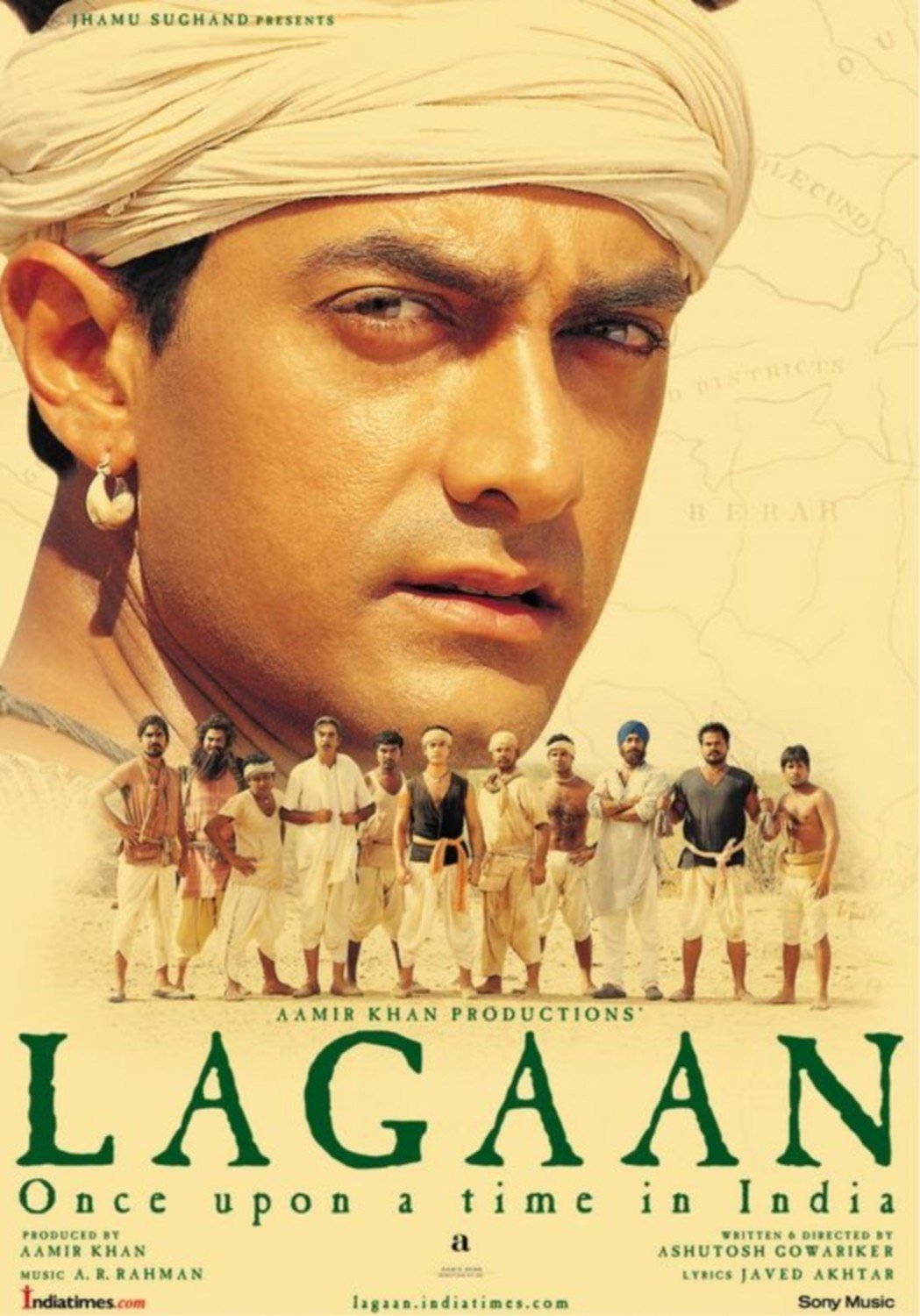 L'affiche du film Lagaan: Once Upon a Time in India