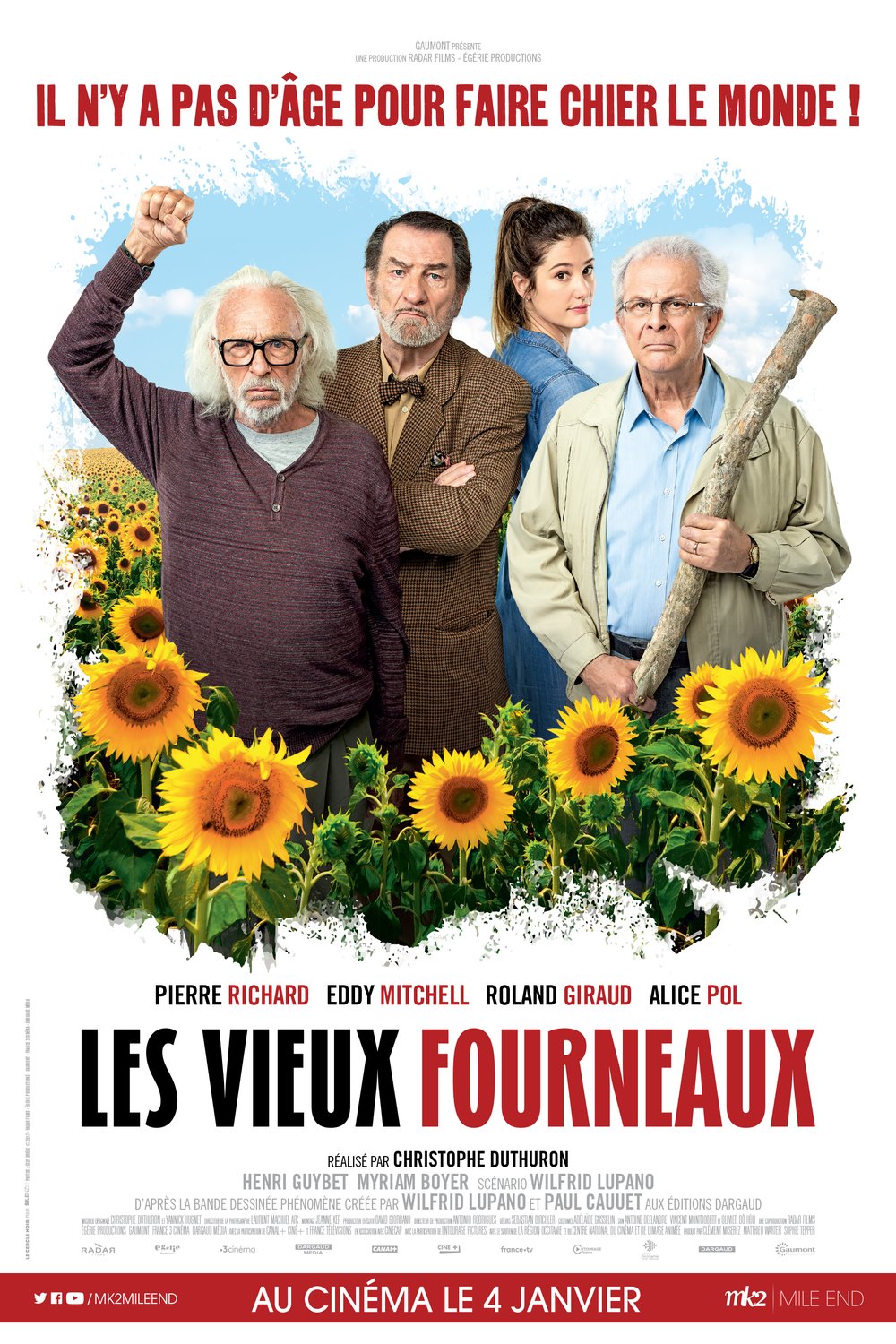L'affiche du film Les Vieux fourneaux