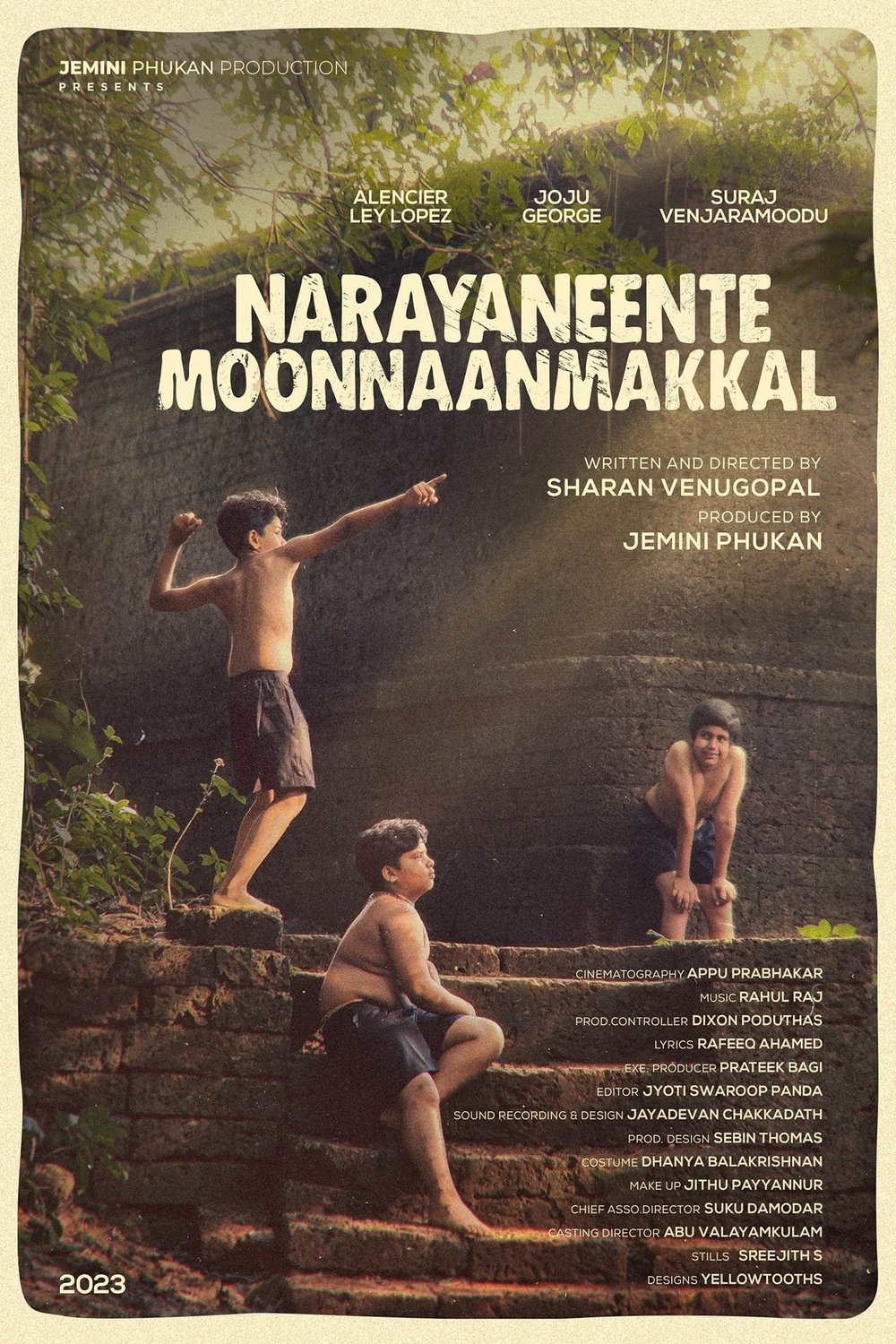 L'affiche du film Three Sons of Narayani [2024]