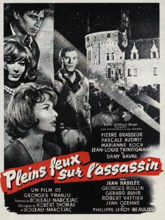 L'affiche originale du film Pleins feux sur l'assassin en français