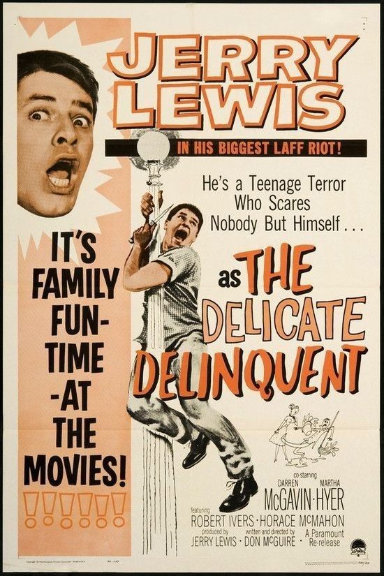 L'affiche du film The Delicate Delinquent