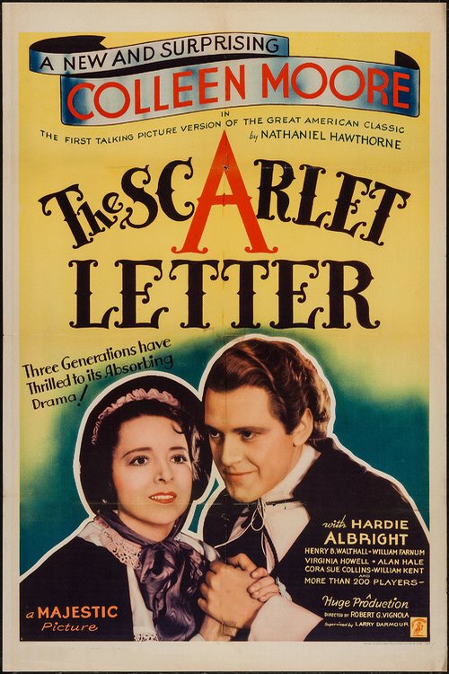 L'affiche du film The Scarlet Letter