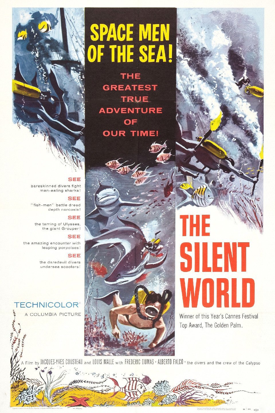 L'affiche du film Le Monde du silence