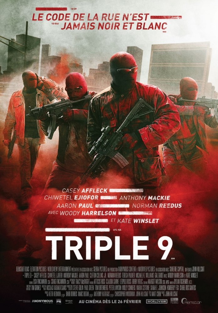 L'affiche du film Triple 9