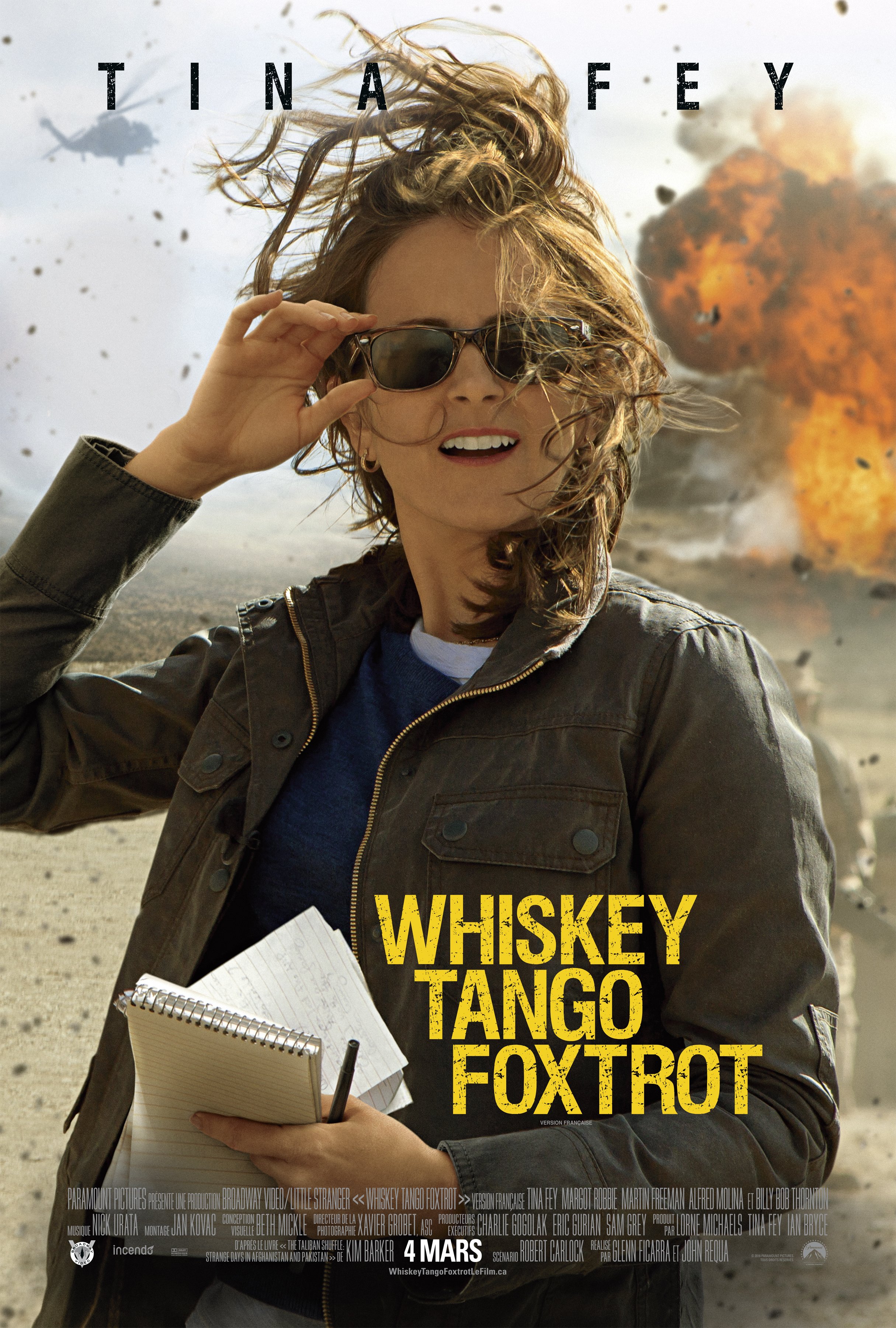 L'affiche du film Whiskey Tango Foxtrot v.f.